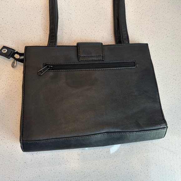 RARE genuine vintage Comely Paris Black Shoulder Bag/Purse w/ tag still attached - Picture 6 of 11